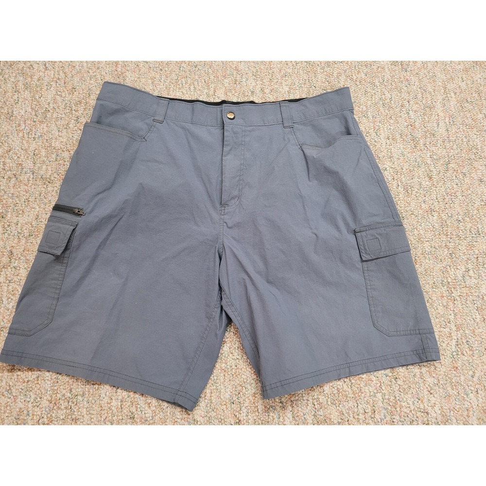 Orvis Tech Cargo Shorts Mens 40 Gray Utility Hiking Fishing Camping Outdoor